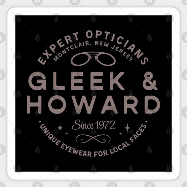 Gleek & Howard Opticians Sticker by Timeless Chaos